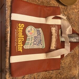 Rolling Rock and Steeler Cooler Bag